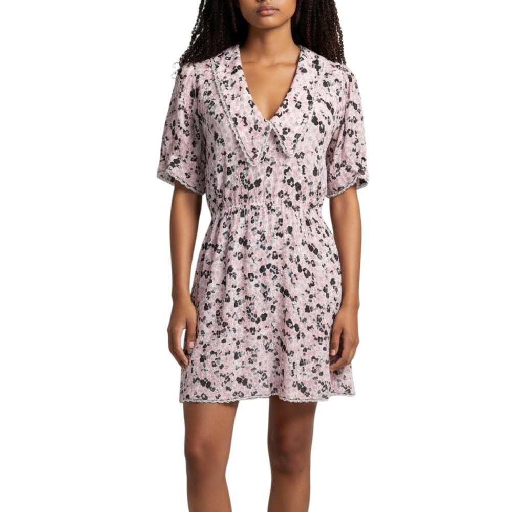 Aritzia Sunday Best Aki Floral Dress Pink